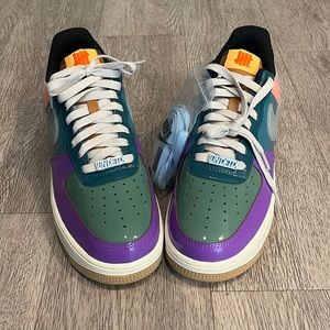 Brand new Air Force 1 x undefeated shoes!!